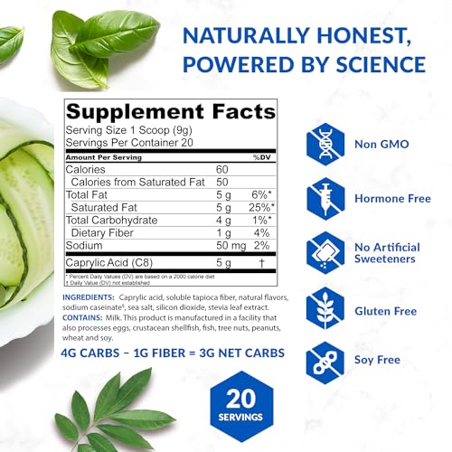 BioTrust Keto Elevate – Pure C8 MCT Oil Powder – Ketogenic Diet Supplement & Paleo BioTrust