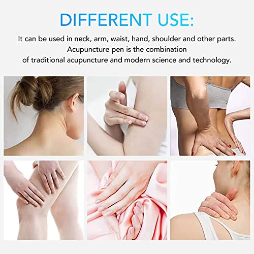 koouood Acupuncture Pen, 5-in-1 Pulse Massage Pen, USB Rechargeable Electronic Acupuncture Pen