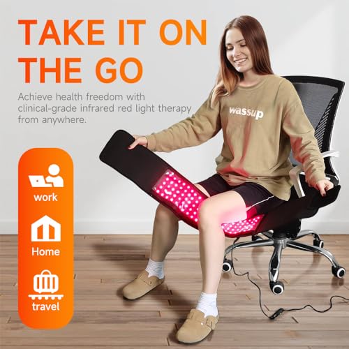 Bestqool Red Light Therapy Belt, Near Infrared Light Therapy & Red Light Therapy for Body Bestqool