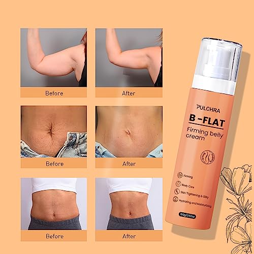Pulchra B Flat Belly Firming Cream, Skin Tightening Cream for Cellulite, Firming and Tightening Pulchra