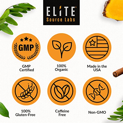 Elite Detox Tea: Natural Organic 7-Herbal Blend for Gentle Cleansing as Needed. Bloating Tea Elite Source Labs
