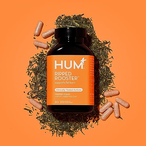 HUM Ripped Rooster - Natural Green Tea Supplement to Boost Metabolism, Control Cravings HUM