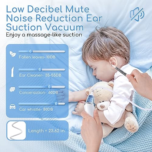 Ear Vacuum Wax Remover, Ear Wax Removal with 8 Pcs Ear Pick, Ear Wax Girug