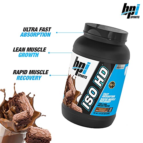 BPI Sports Iso Hd – 100% Whey Protein isolates – Muscle Growth, Recovery, Weight Loss, BPI Sports