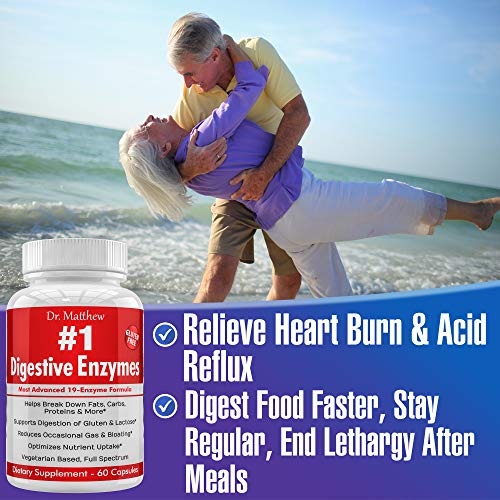Best Digestive Enzymes for Women & Men with Lactase Lipase Amylase Dr. Matthew