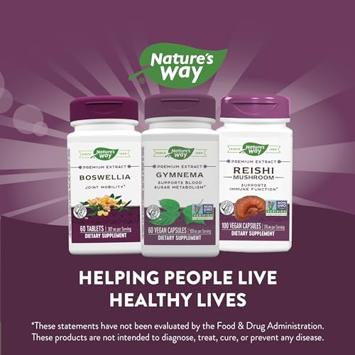 Nature's Way Gymnema Capsules, 500 mg per serving, 60 Count Nature's Way