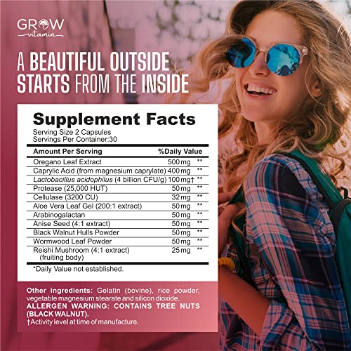 Feminine Balance Complex | Candida Support | Oregano & Caprylic Acid Blend