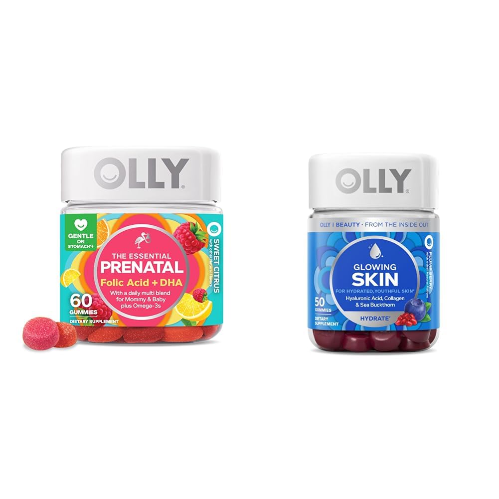 OLLY The Essential Prenatal Gummy Multivitamin, 30 Day Supply