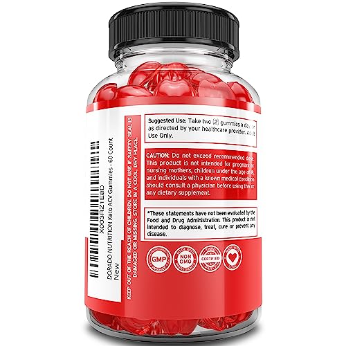 Keto ACV Gummies for Weight Management Advanced Formula (1000mg Per Serving) DORADO NUTRITION