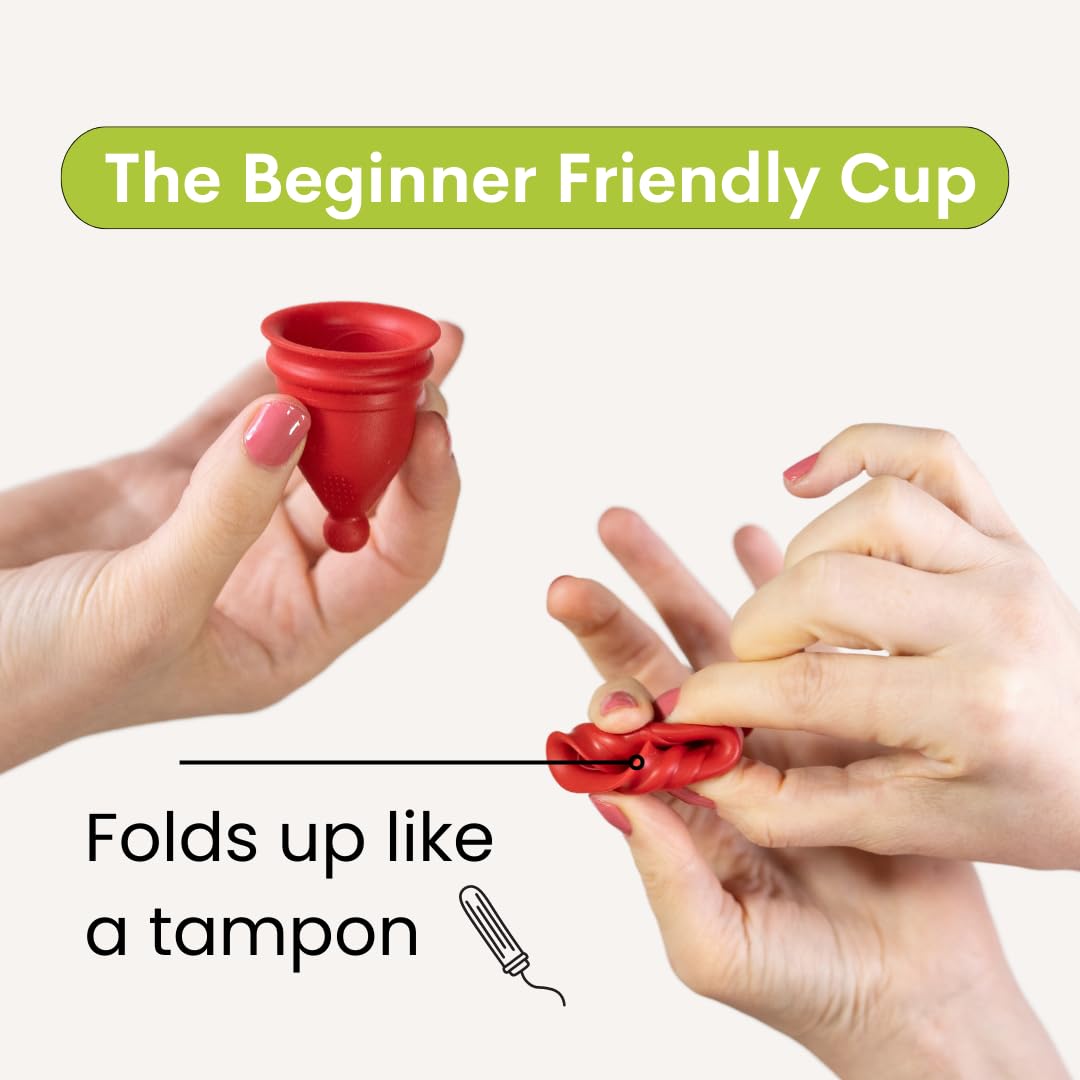 Bfree Menstrual Cup - Reusable Period Cup Leak-Free Eco-Friendly Tampon/Pad Alternative Bfree Cup