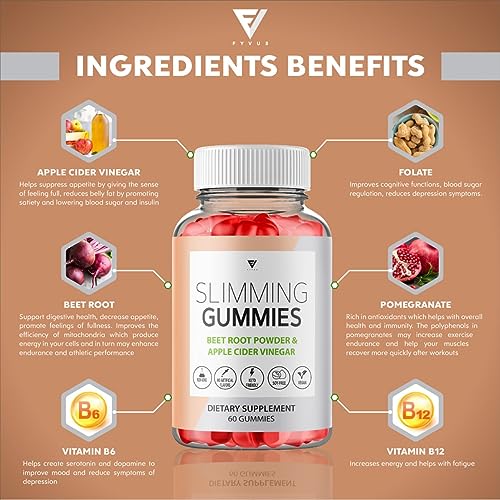 (2 Pack) Slimming Gummies It Works for Weight Loss with Apple Cider Vinegar Itworks Its