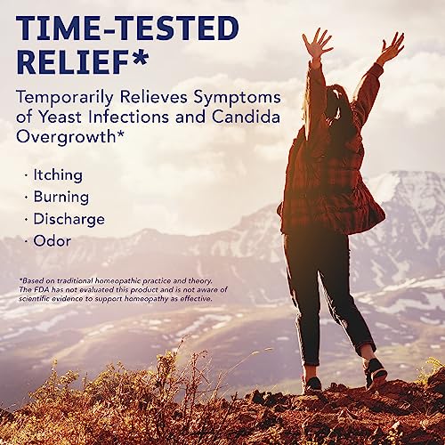 NaturalCare Candida Yeast Care Drops, Homeopathic Treatment Temporarily Relieves Symptoms Natra-Bio