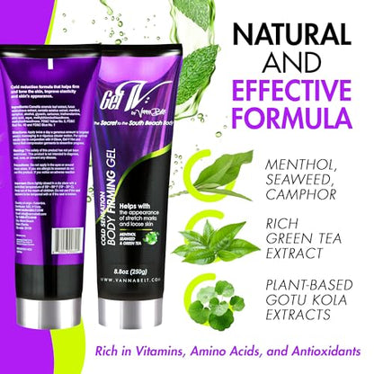 Vanna Belt Gel-V Body Firming Gel, Body Skin Care Products for Women, Daytime Toning