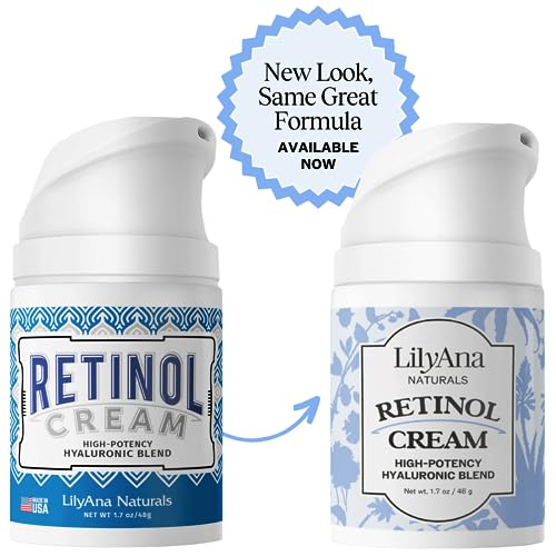 LilyAna Naturals Retinol Face Cream - Anti Aging Moisturizer, Wrinkle Reducer LilyAna Naturals