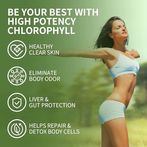 Organic Chlorophyll Gummies with Ashwagandha, Black Seed Oil, Apple Cider Vinegar Sijigood