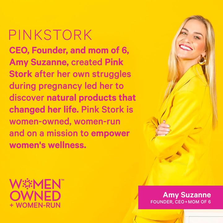 Pink Stork Fertility Supplement for Women and Probiotics for Conception, Support Hormone Balance Pink Stork