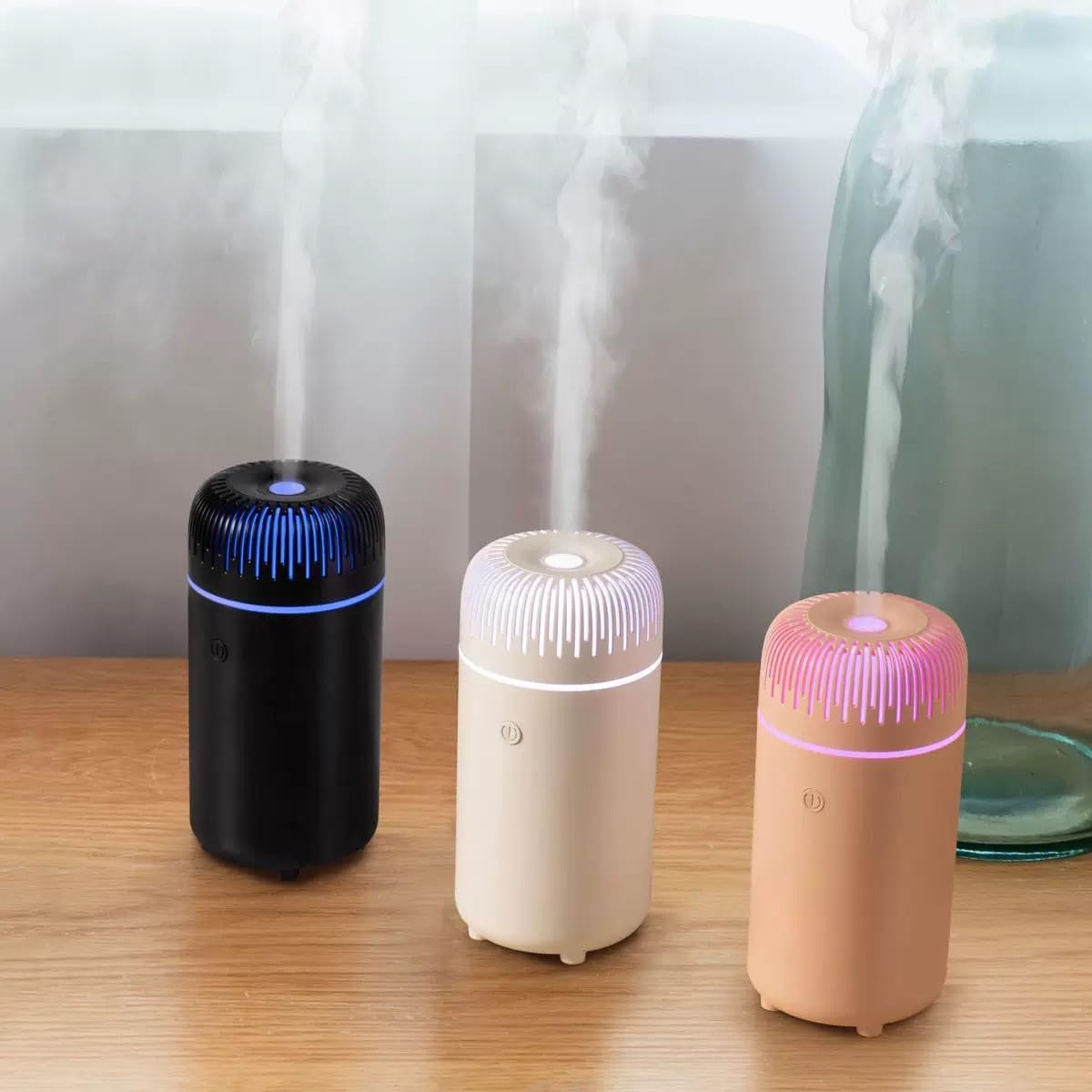 55tech in Car Aroma Diffuser Humidifier with LED Light Colors - Refresh and Relax While Driving USB 55tech