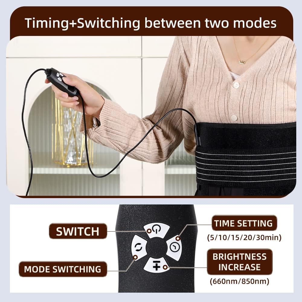 GLAXOSMITHKLINE C.HEALTH.SpA LED Therapy Belt,Infrared Red Light Therapy Belt Device GLAXOSMITHKLINE C.HEALTH.SpA