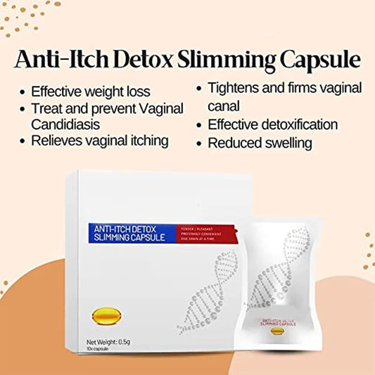 iscentan Soothe&Slim Anti-Itch Detox Slimming Capsule,Instant Anti-Itch Detox Slimming