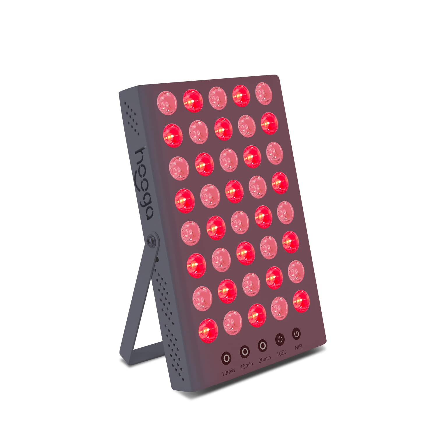 Hooga Red Light Therapy Device, 660nm 850nm Near Infrared Light Therapy with Timer, Built hooga