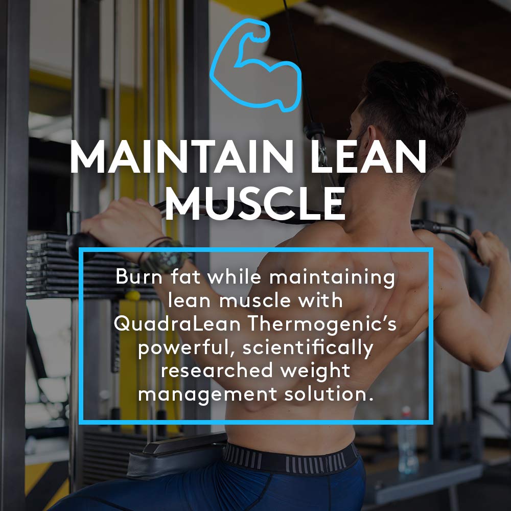 RSP Nutrition QuadraLean Thermogenic Fat Burner for Men & Women, Weight Loss Supplement RSP NUTRITION