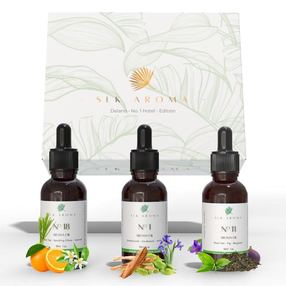 SLK Aroma, The SPA, Ultra Luxury Spa Scented Aroma Oil for Home Fragrance Diffusers - Waterless SLK Aroma