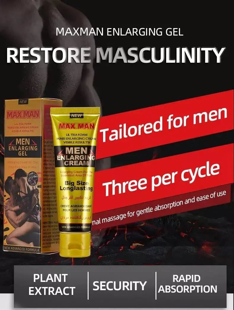 Male Enlargemenet Cream, Men Private Part Enalrgement Essential Cream Men's Energy Screum Larger FunDiscount shop