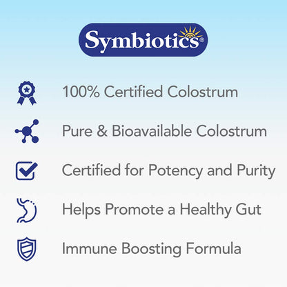 Symbiotics Immunity Support Colostrum Plus Chewables (Pineapple)