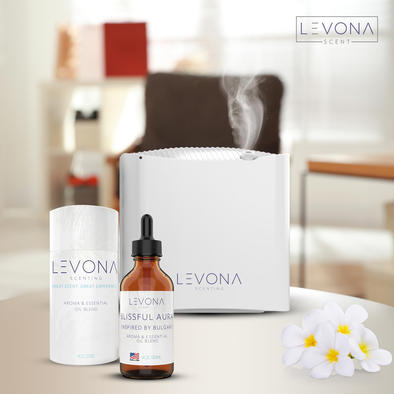 Levona Scent Essential Oils for Diffuser: Blissful Aura Inspired by Bulgari with Notes of Amber LEVONA SCENT