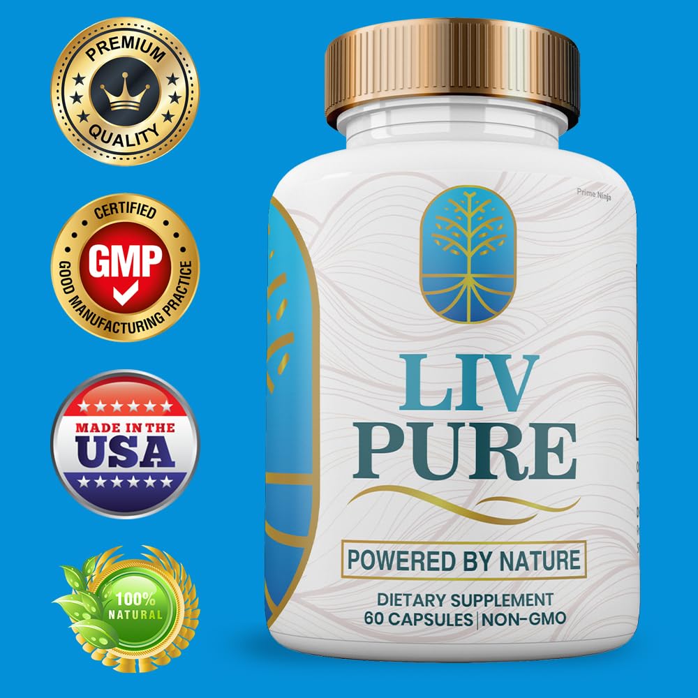 Liv Pure, Liv Pure Powered by Nature, Natural Liver Support Cleanse Recovery Liv Pure Pills