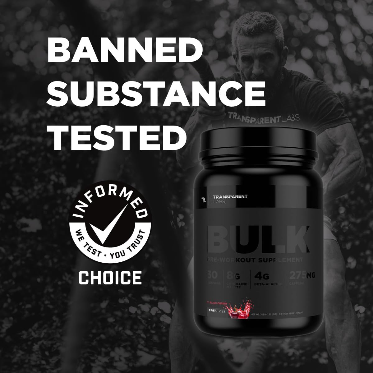 Transparent Labs Bulk Black - Sour Gummy - 30 Servings