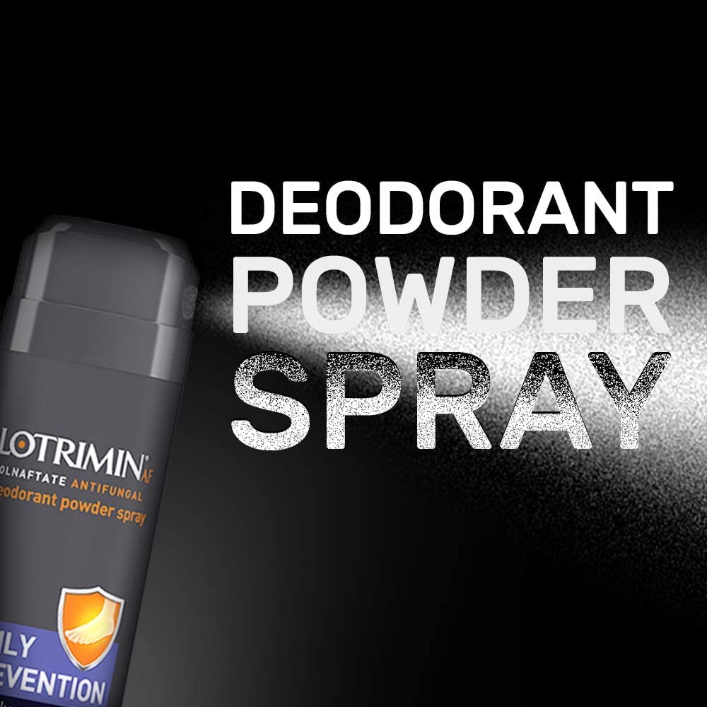 Lotrimin AF Athlete's Foot Daily Prevention Deodorant Powder Spray