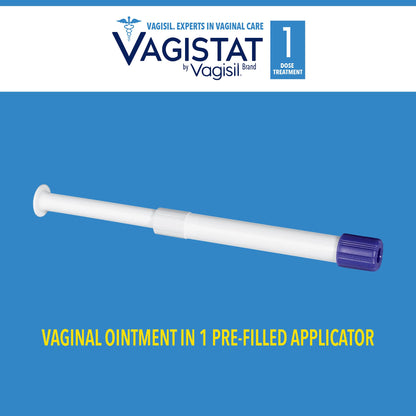 Vagistat 1 Day Single-Dose Yeast Infection Treatment for Women, Antifungal Ointment