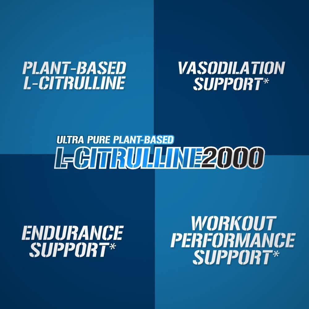 Evlution L-Citrulline2000 Nitric Oxide Supplement for Men Nutrition High Strength L Citrullin
