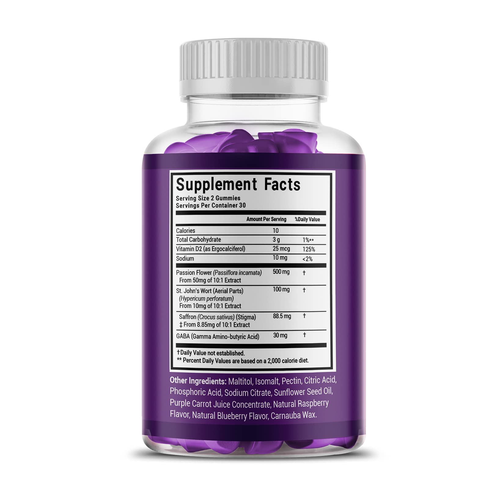 Premium Saffron Extract 88.5mg** Gummy - Appetite Control, Eye Support, Boost Energy Ceres Nature
