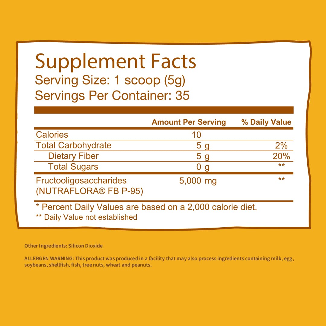 GOBIOTIX Prebiotic Fiber Powder Supplement - Supports Digestive Health & Regularity GOBIOTIX