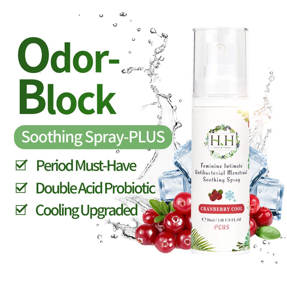 HH Herb&Health Feminine Deodorant Spray - Natural Essential Oil Intimate Soothing Mist - Spray PLUS HH Herb & Health