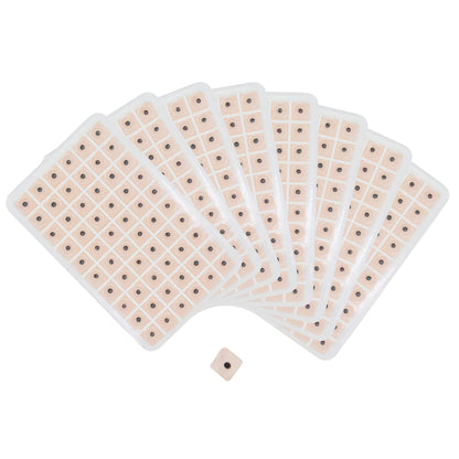 Ear Seeds Auricular Sticker kit,Acupuncture Kit Acupressure with Ears Seed 420 Pcs, Ear Chart, Tweezer