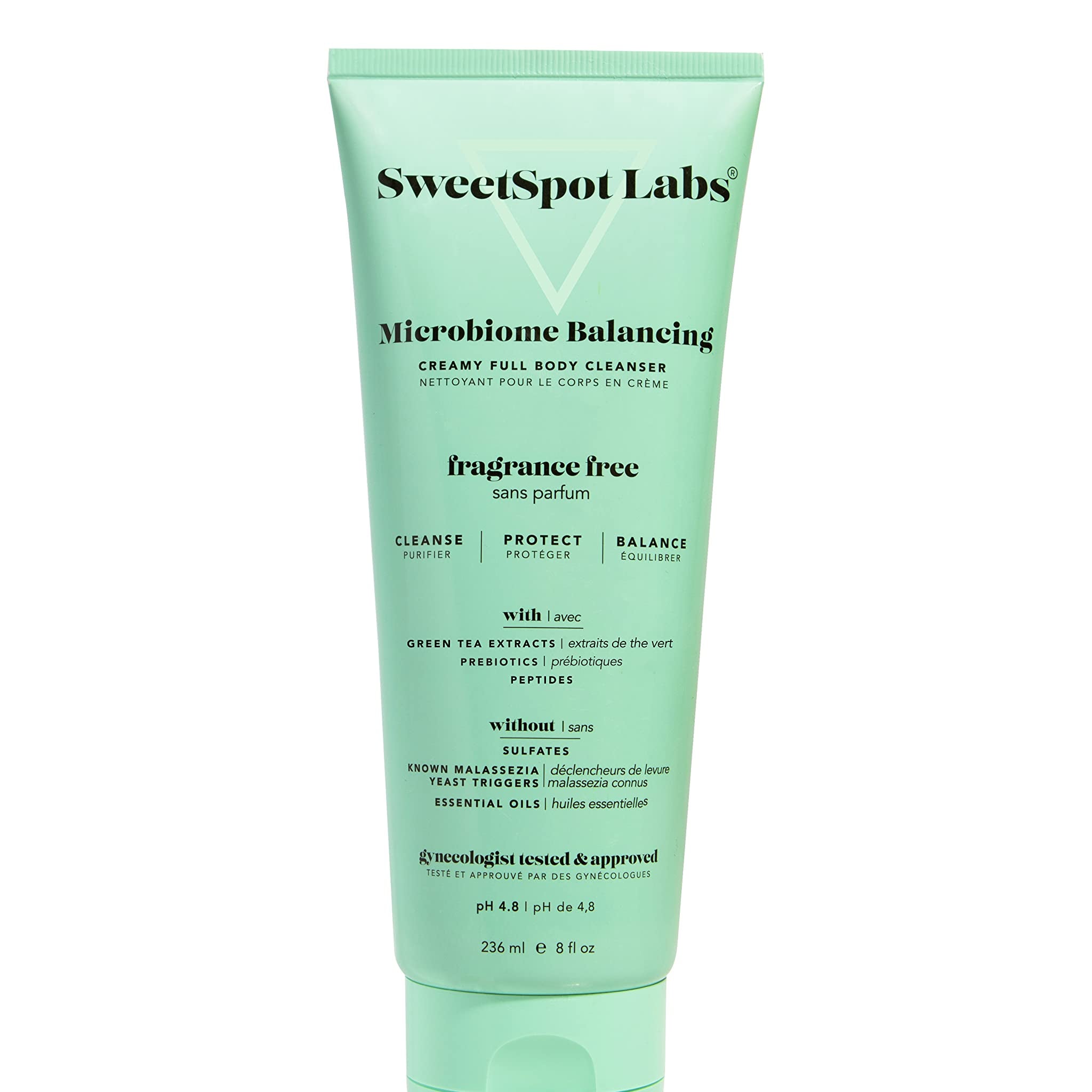 SweetSpot Labs Microbiome Balancing Feminine Wash, Clean, Gynecologist Tested & Approved