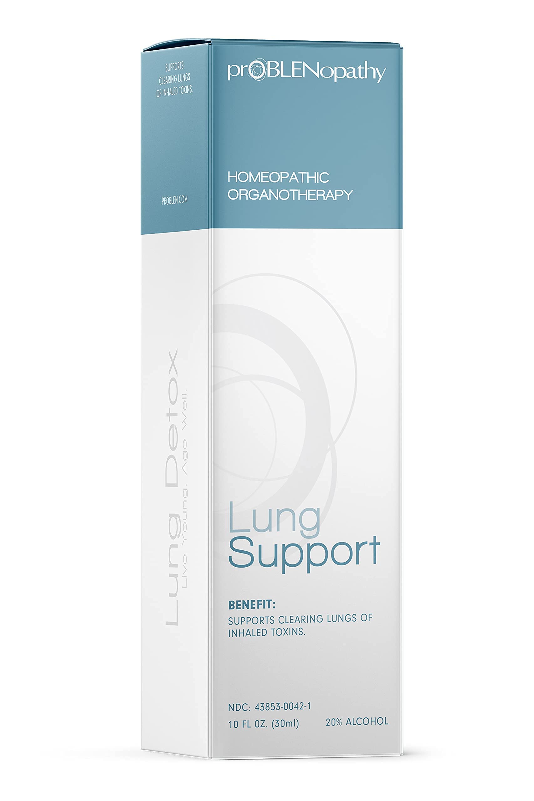 proBLENopathy Lung Support Oral Spray 30-Day Supply - Respiratory Protection & Toxin Removal proBLENopathy