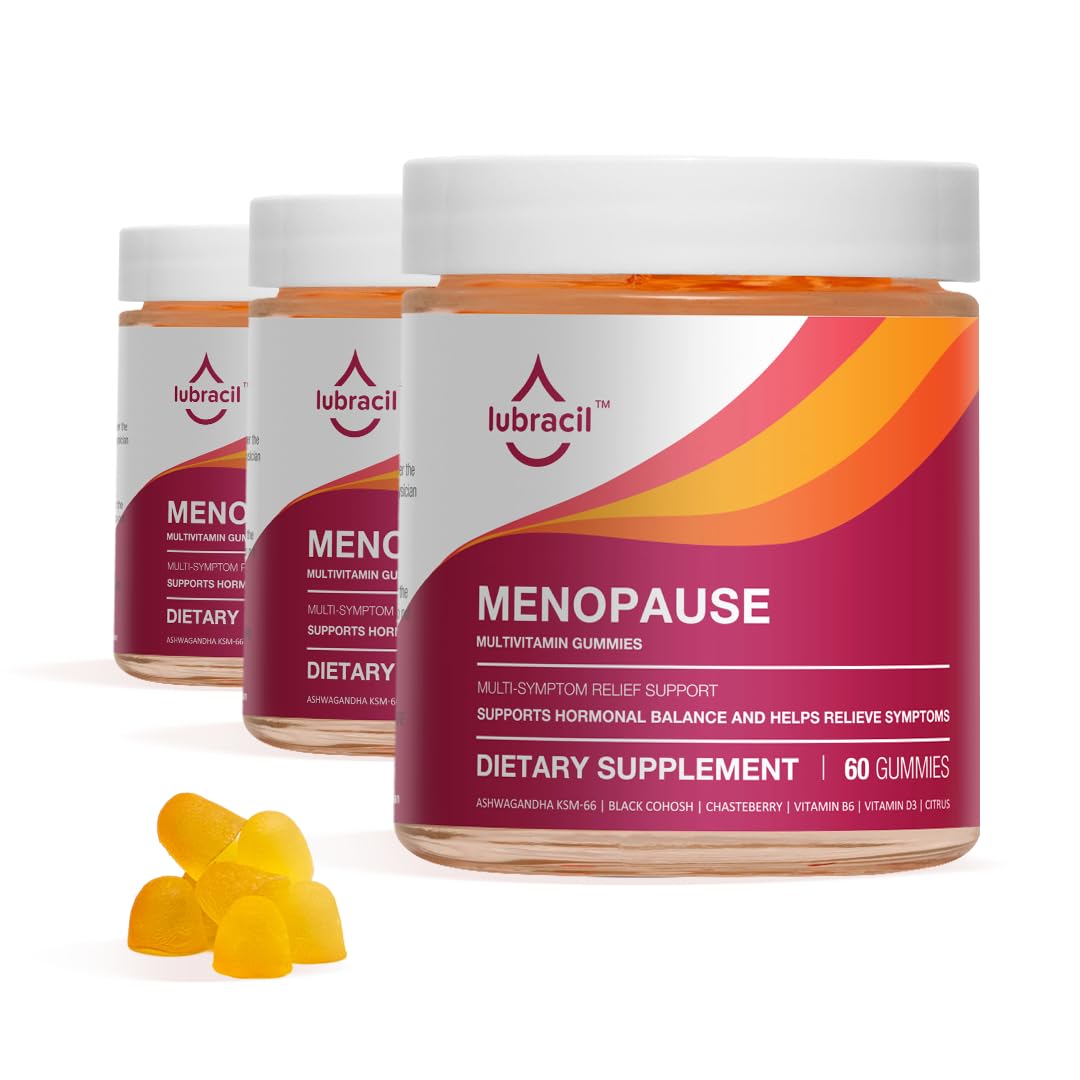 Lubracil - Menopause Gummies - Women's Natural Hormone-Free Daily Dietary Supplement
