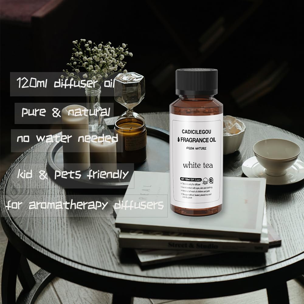 White Tea Essential Oils for Diffuser Hotel Collection - 100% Pure Orange Essential Oil Aromatherapy Oil CadicileGou