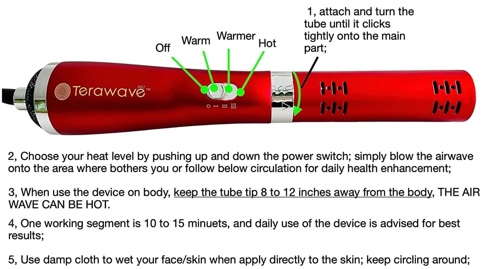 Terawave Terahertz (THZ) Quantum Wellness/Body/Water Enhancement Wand Terawave