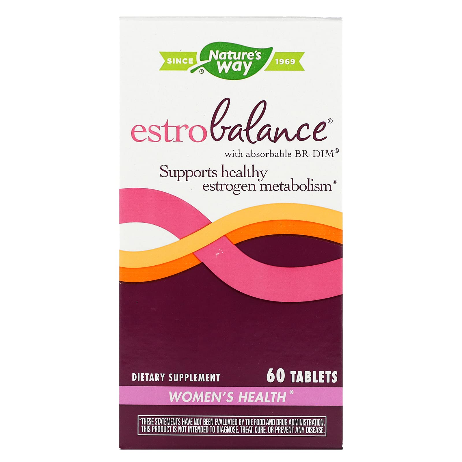 Nature's Way Estrobalance with Absorbable Br-dim, Supports Healthy Estrogen Metabolism, 60 Count
