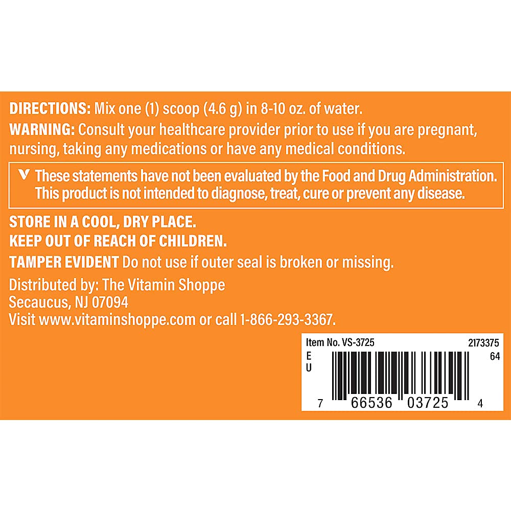 The Vitamin Shoppe L-Citrulline - Free-Form Amino Acid - Nitric Oxide Booster - 3,000 MG - Tropical Flavor (10.7 oz./66 Servings)