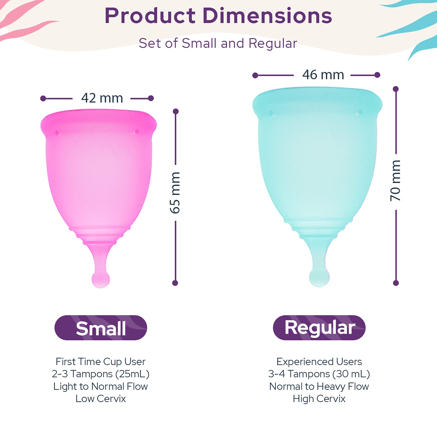 Ecoblossom Menstrual Cup Sterilizer - Modern Menstrual Cup Cleaner Unscented Sanitizer EcoBlossom