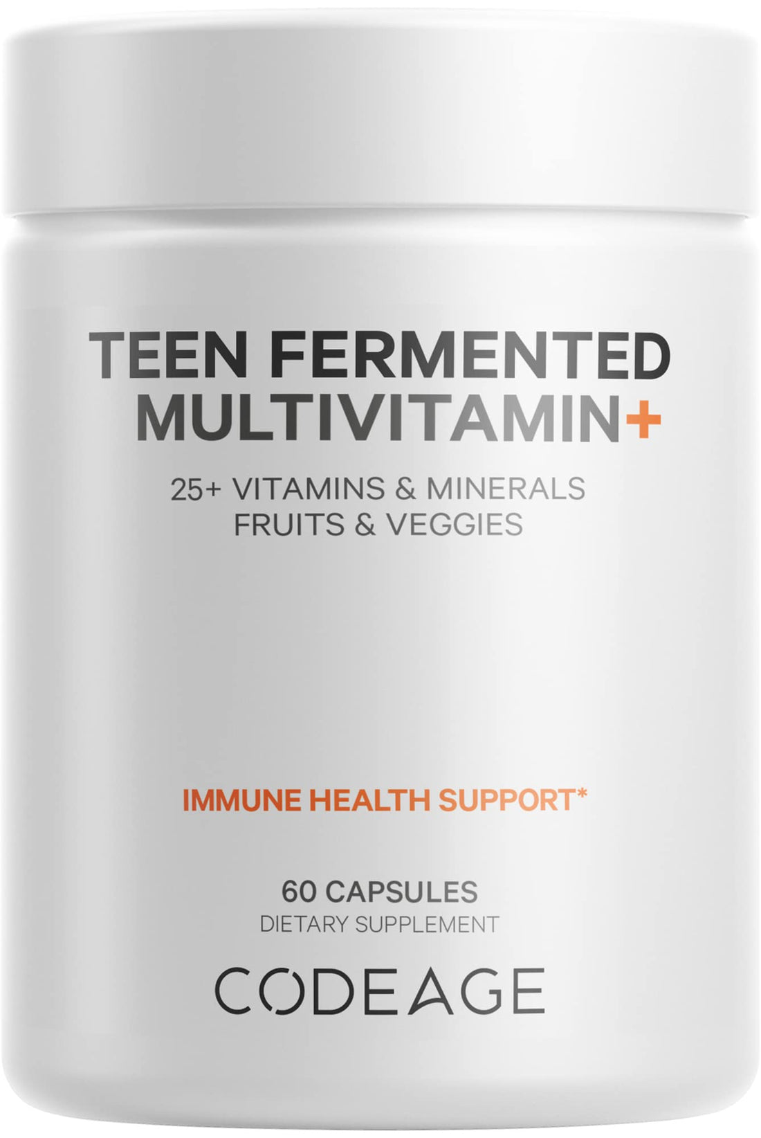 Codeage Teen’s Daily Multivitamin Supplement, 25+ Vitamins & Minerals for Teenage Boys & Girls