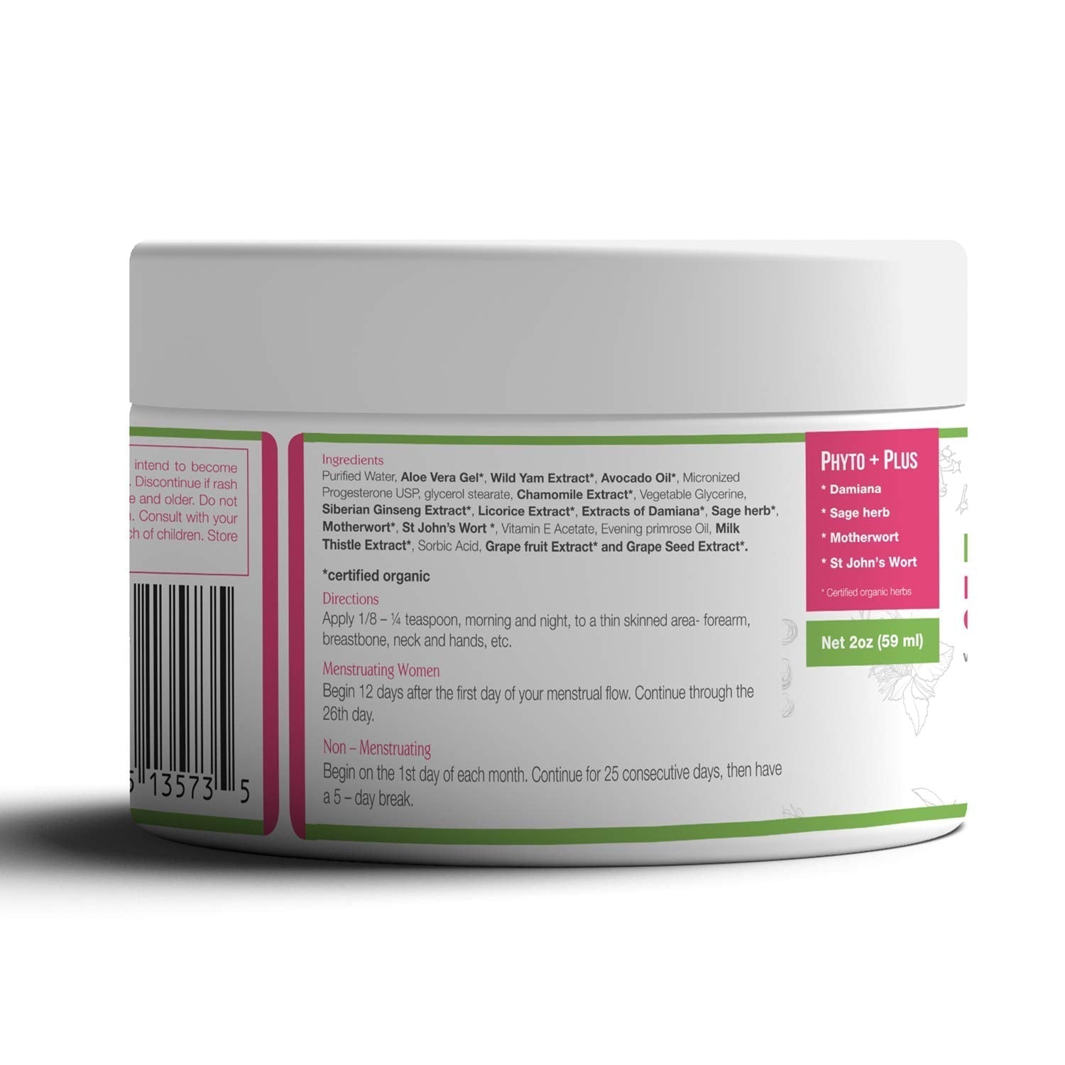 Phyto Plus Bountiful Bird Natural Progesterone Cream with Organic Phytoestrogens Phyto Plus Bountiful Bird