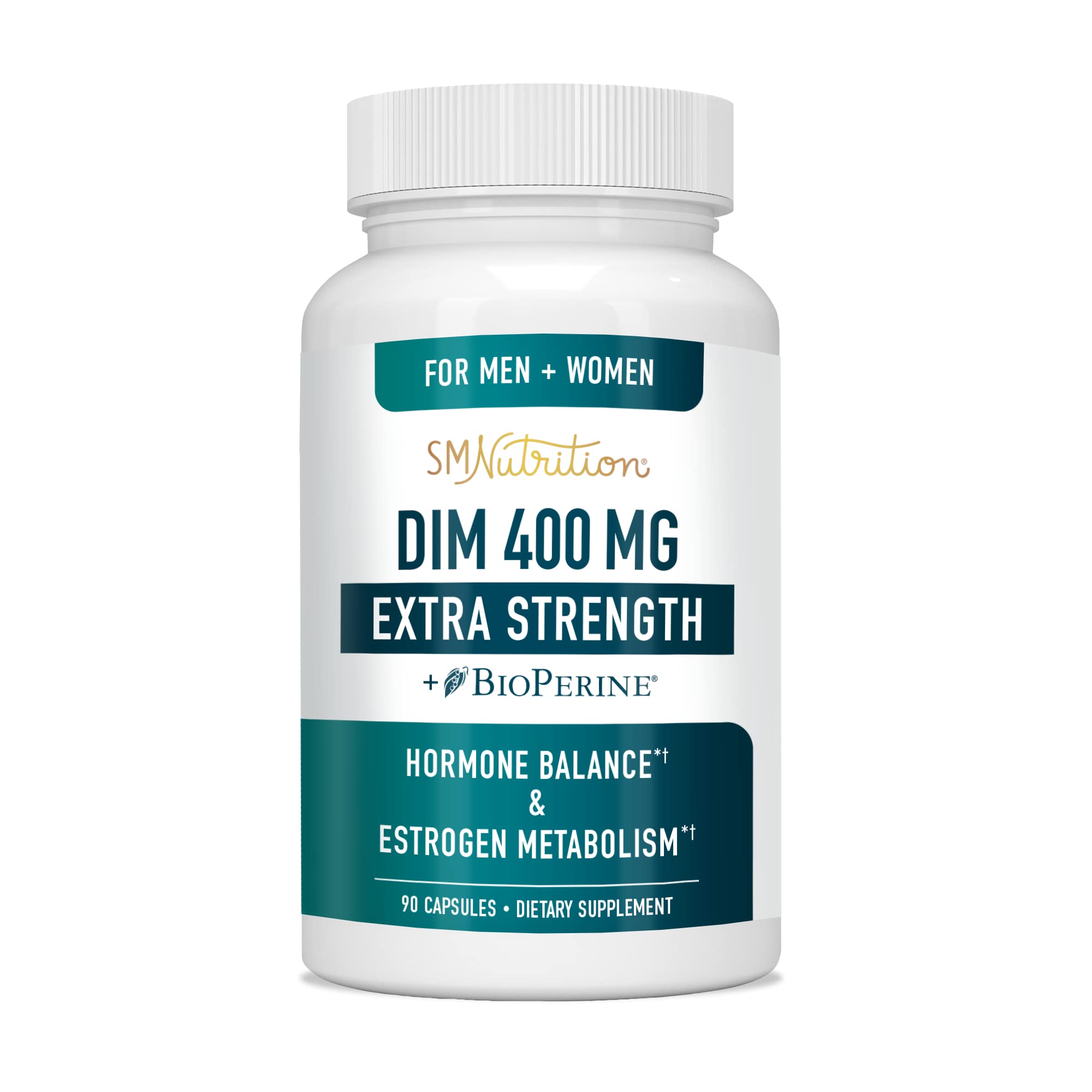 Extra Strength DIM Supplement 400MG | Hormone Balance & Estrogen Metabolism for Men and Women