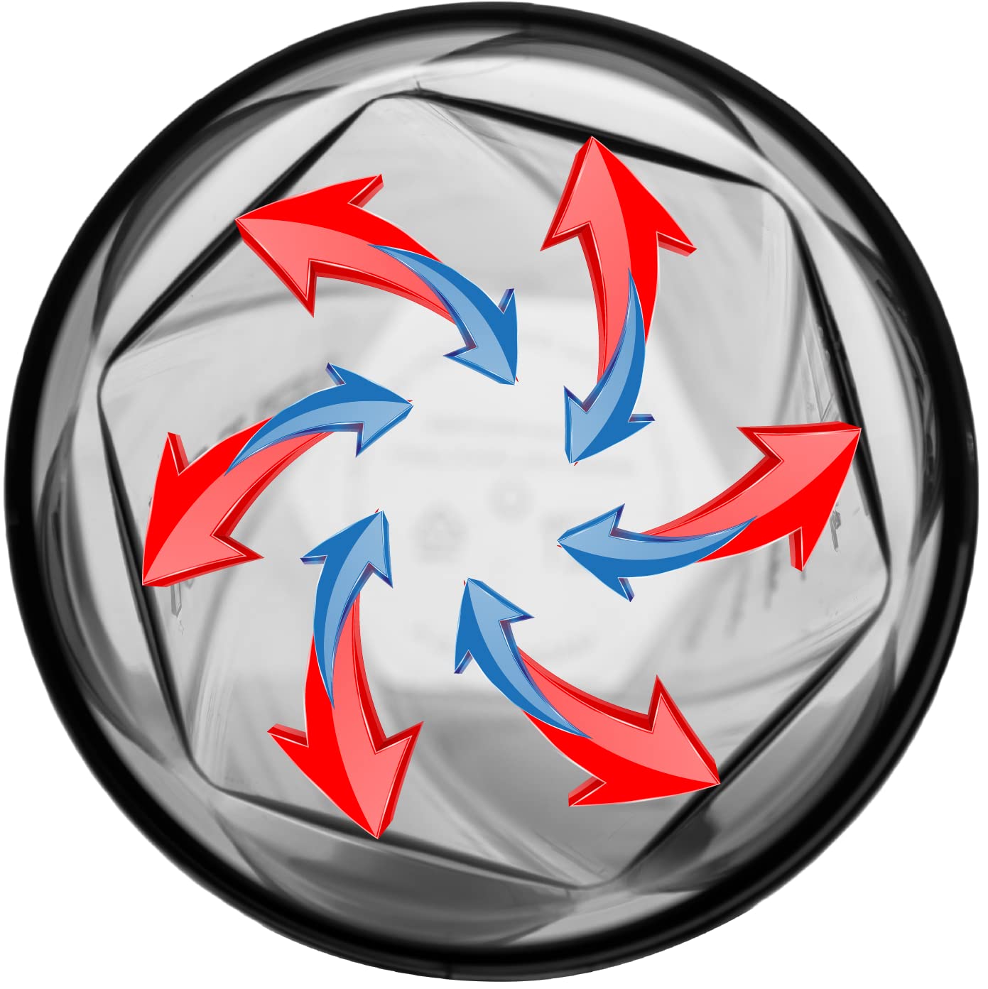 HELIMIX 2.0 Vortex Blender Shaker Bottle Holds upto 28oz | No Blending Ball or Whisk HELIMIX